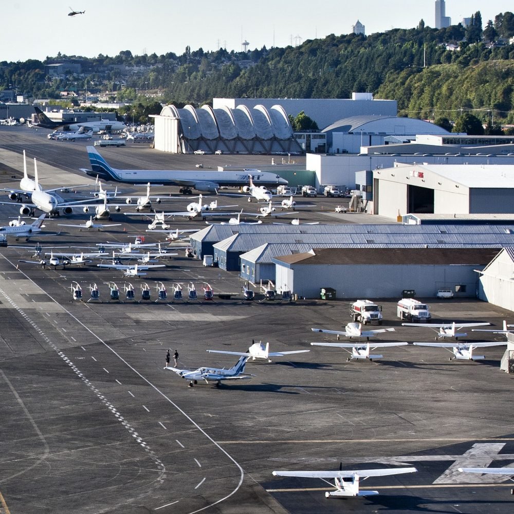 45556,Airport with Grounded Aircraft